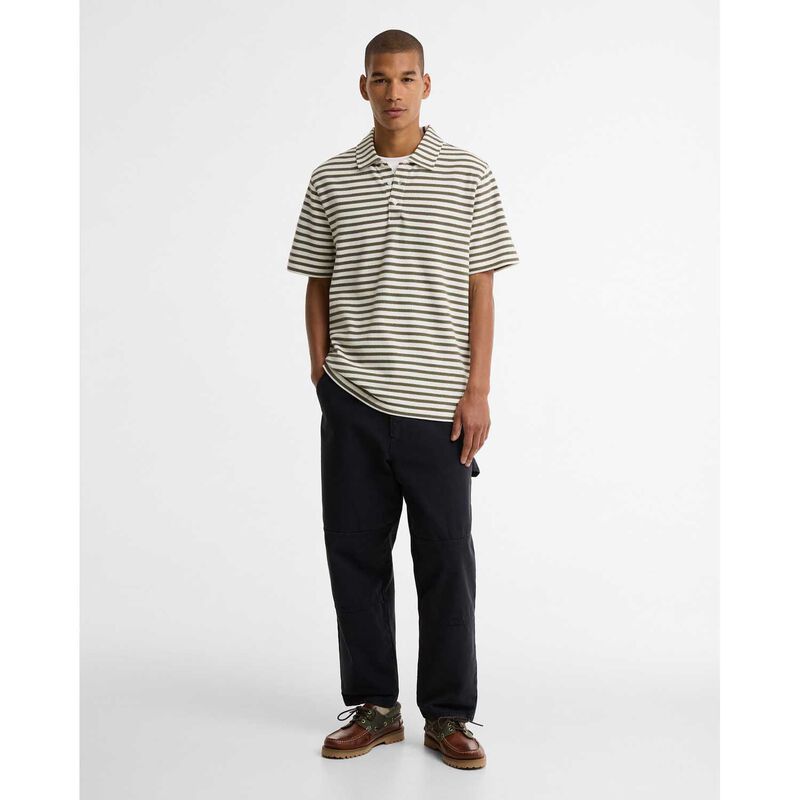 Barbour Farlam Striped Tailored Polo Shirt image number 3